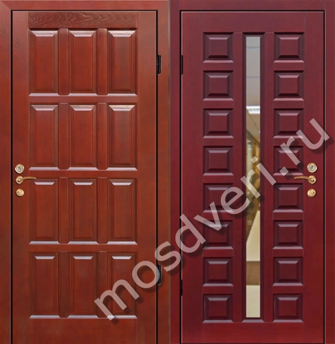 Входная дверь с филенчатым ламинатом и зеркалом ВДЗ-855 - купить от производителя Мосдвери Входная дверь с филенчатым ламинатом и зеркалом ВДЗ-855